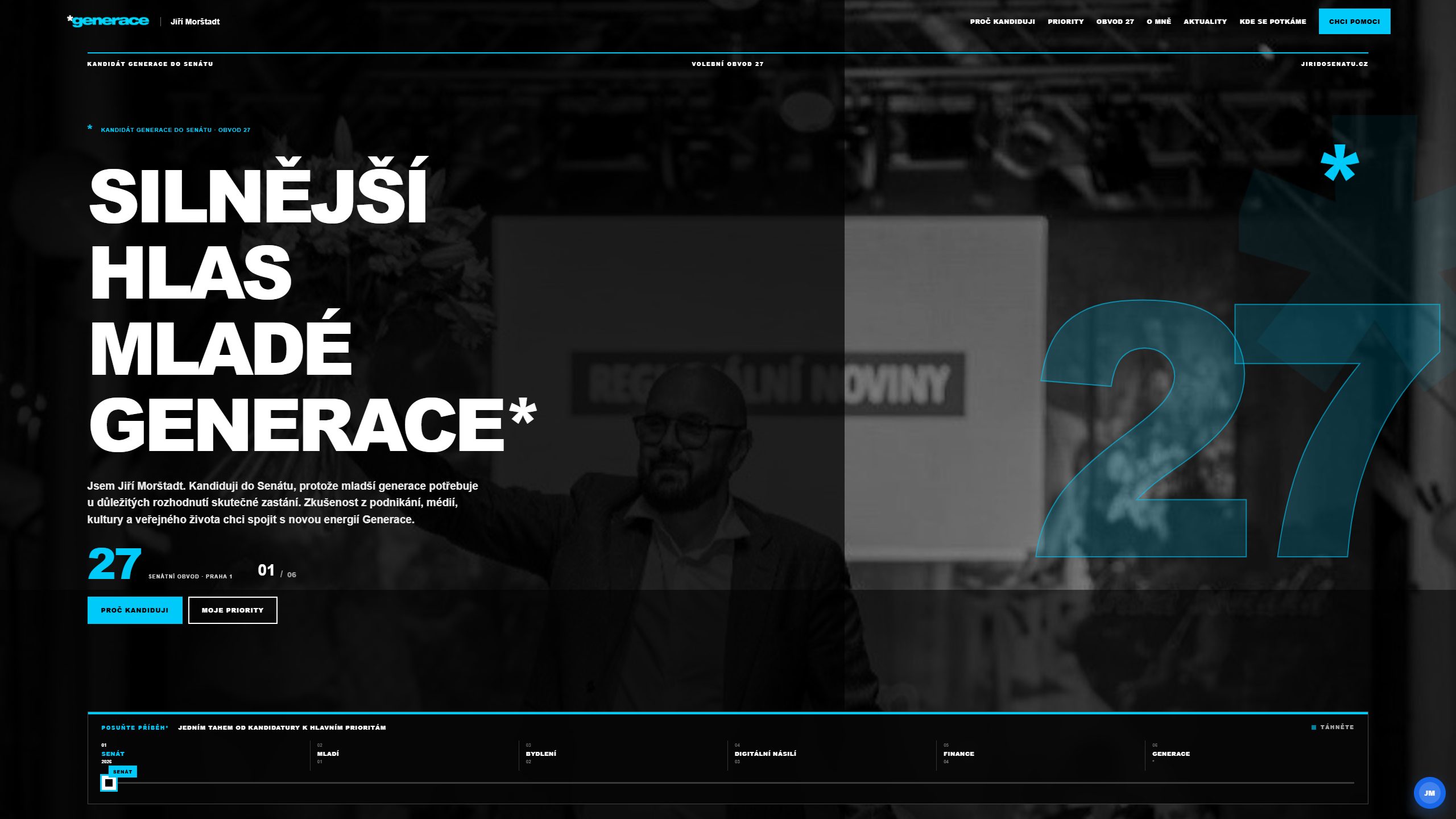 Website von Jiří Morštadt – Monitor